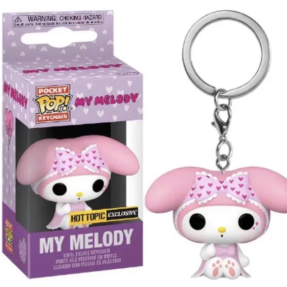 Funko Accessories New My Melody Sanrio Funko Pocket Pop Keychain